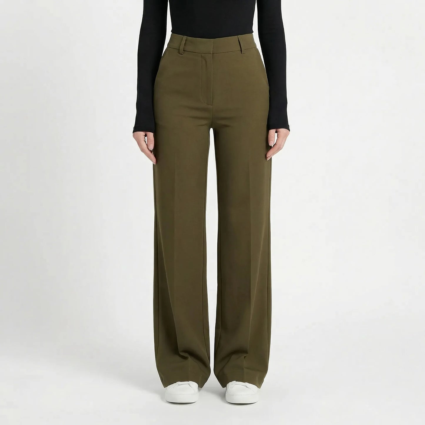 Tailura | High-Waist Wide-Leg Tailored Trousers