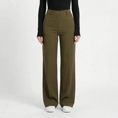 Tailura | High-Waist Wide-Leg Tailored Trousers