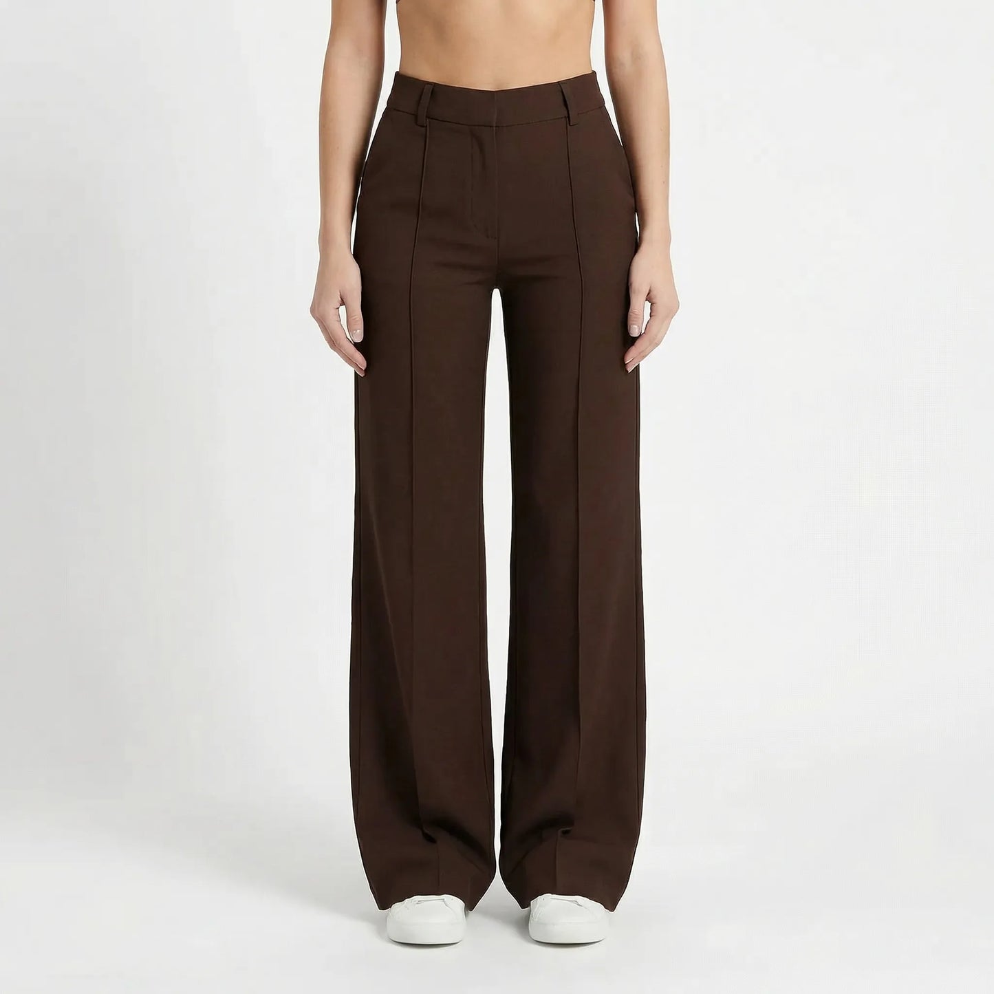 Tailura | High-Waist Wide-Leg Tailored Trousers