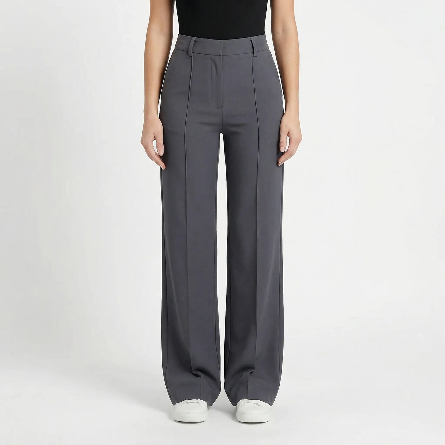 Tailura | High-Waist Wide-Leg Tailored Trousers