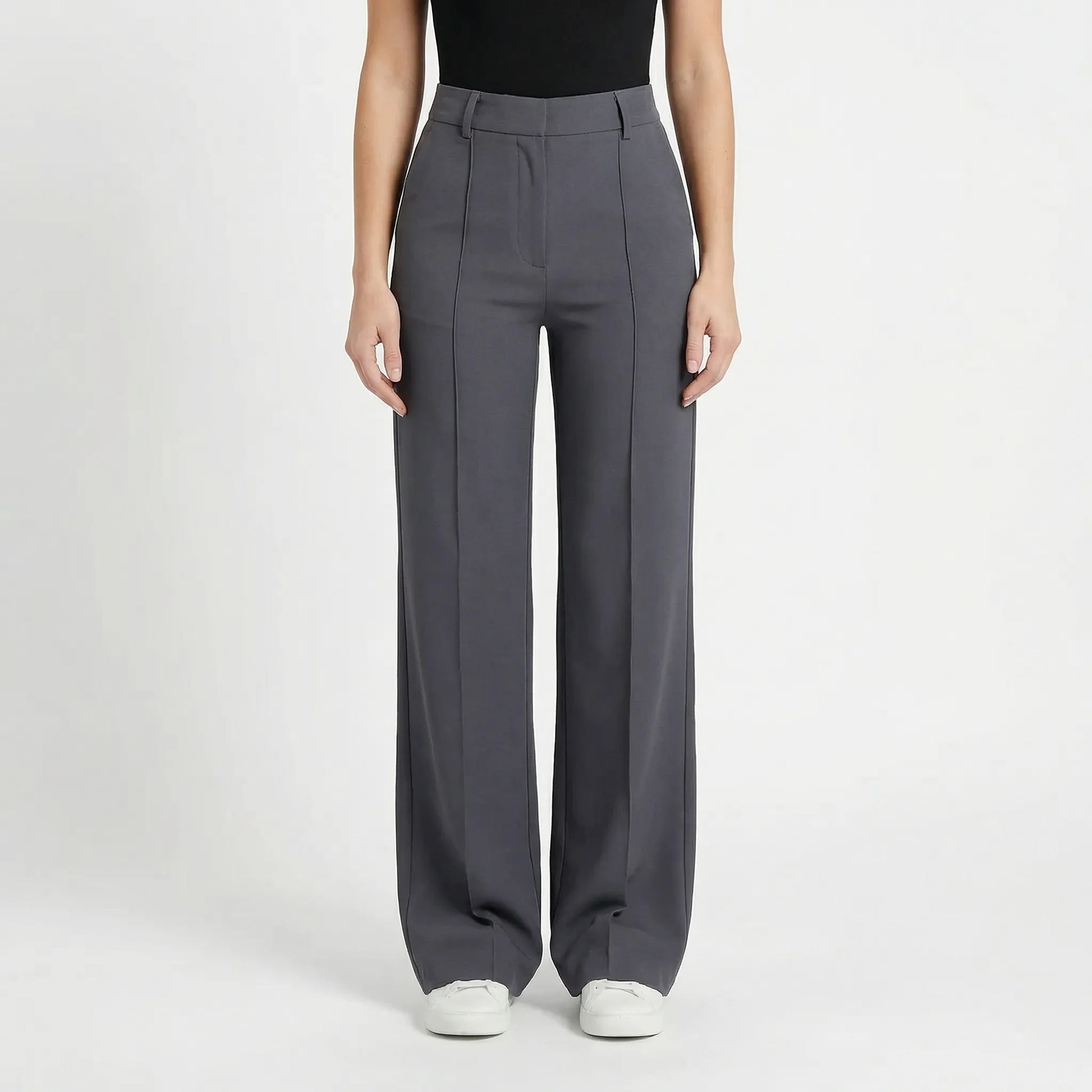Tailura | High-Waist Wide-Leg Tailored Trousers
