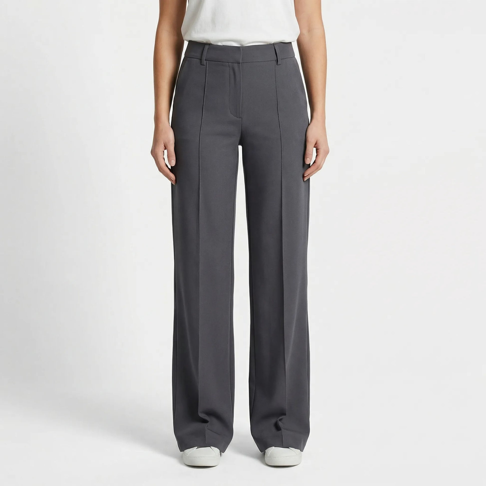 Tailura | High-Waist Wide-Leg Tailored Trousers