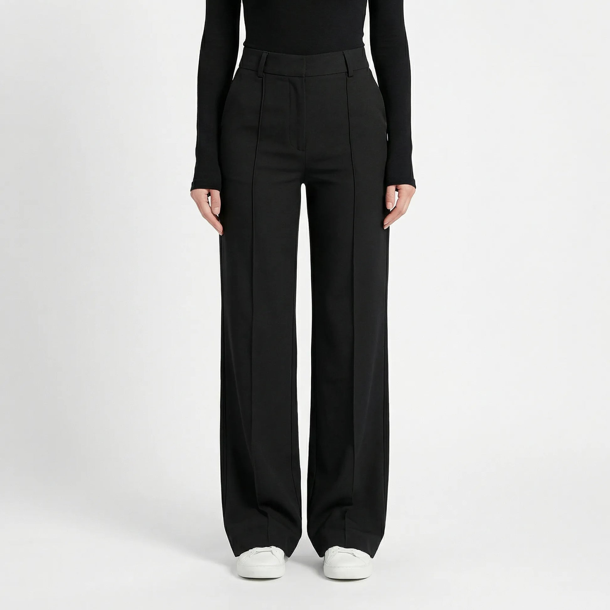 Tailura | High-Waist Wide-Leg Tailored Trousers