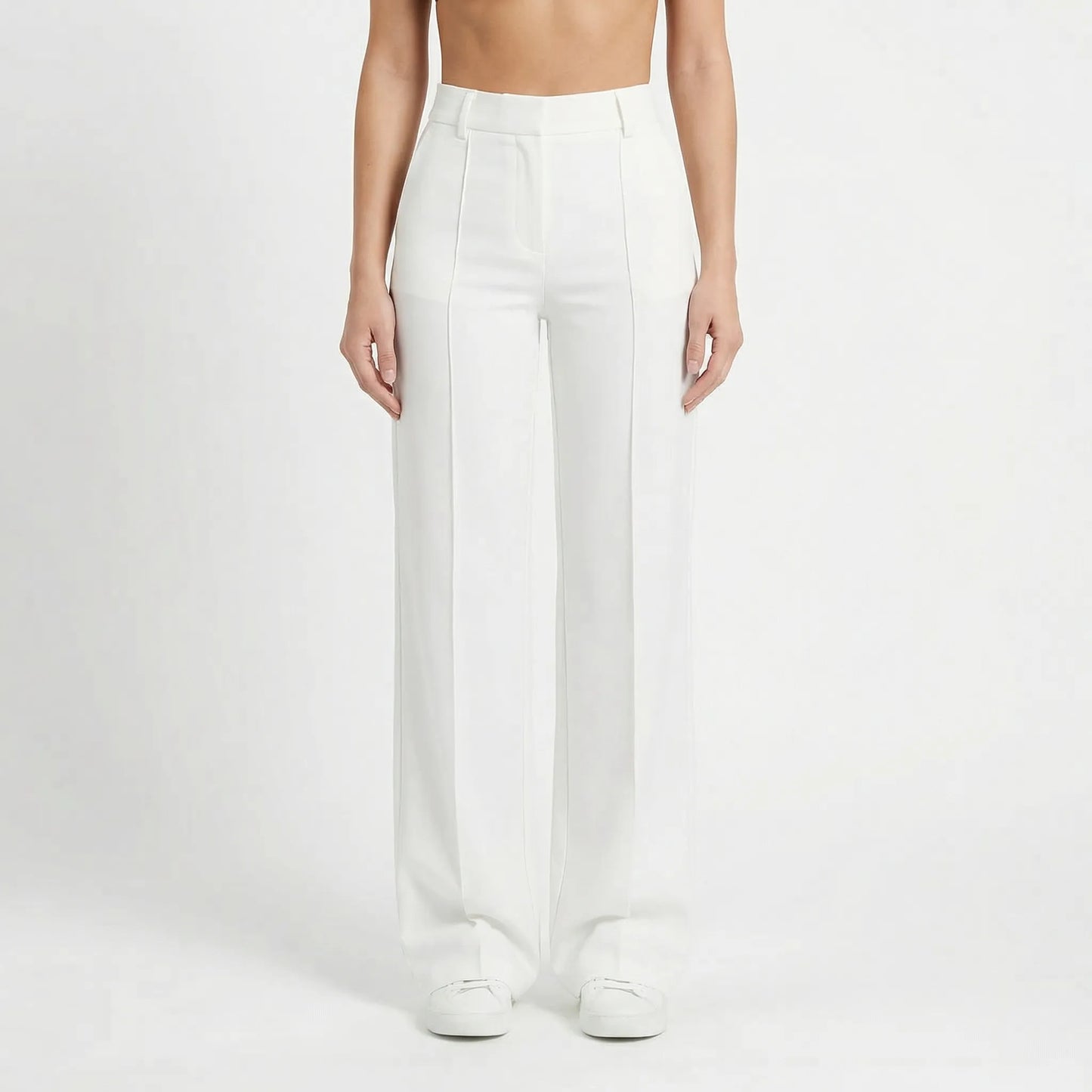 Tailura | High-Waist Wide-Leg Tailored Trousers
