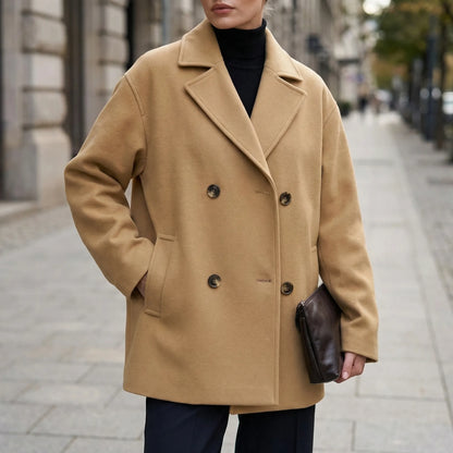 Torvelle - Double-Breasted Loose Fit Coat