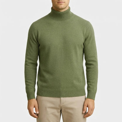 Turtex - Fitted Turtleneck Long-Sleeve Top