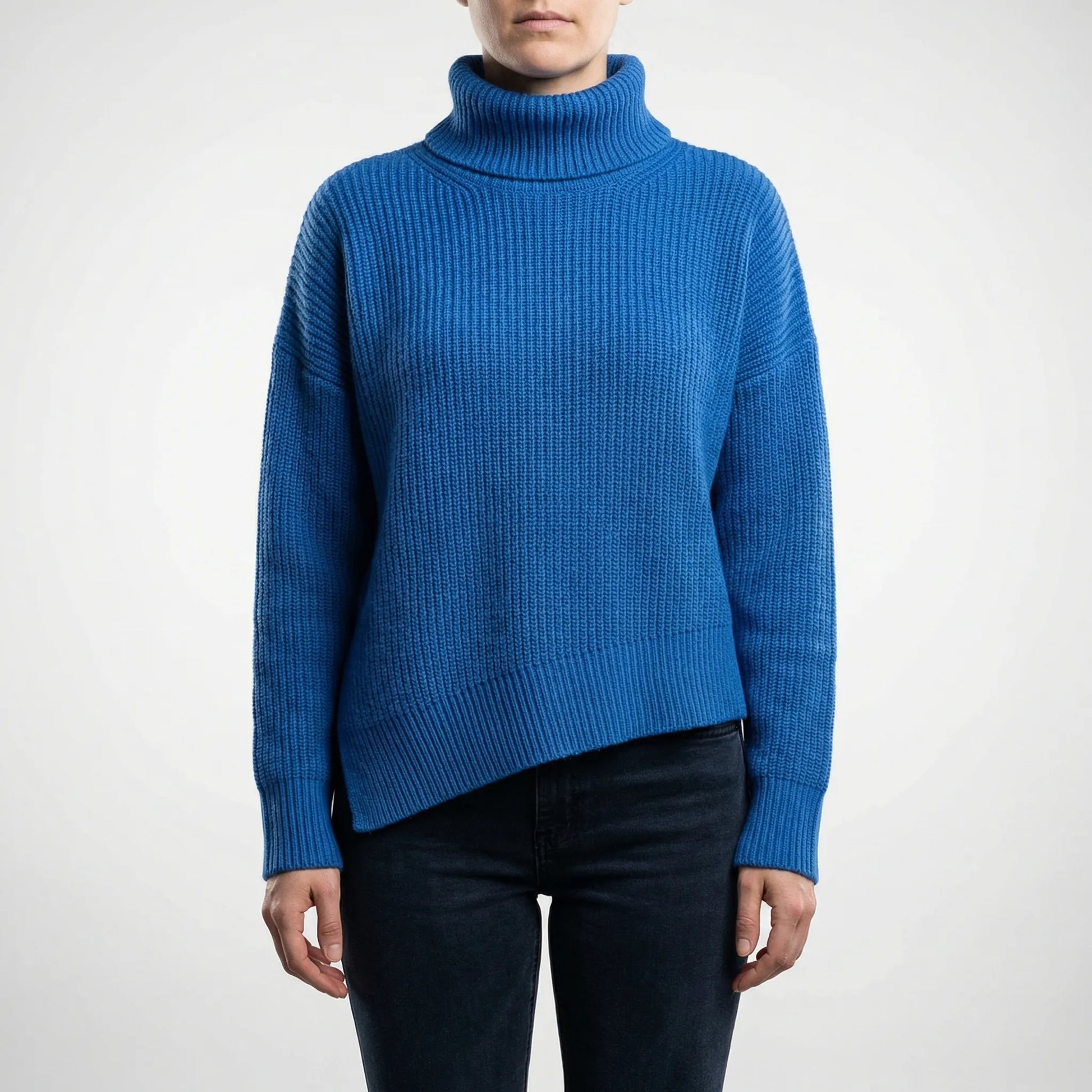 Turtova | Oversized Roll-Neck Jumper For Women