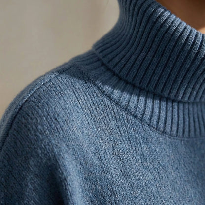 Turtova | Oversized Roll-Neck Jumper For Women
