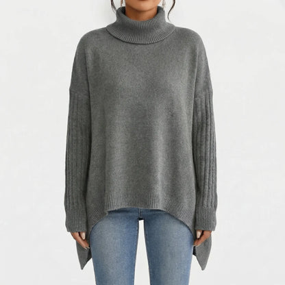 Turtova | Oversized Roll-Neck Jumper For Women