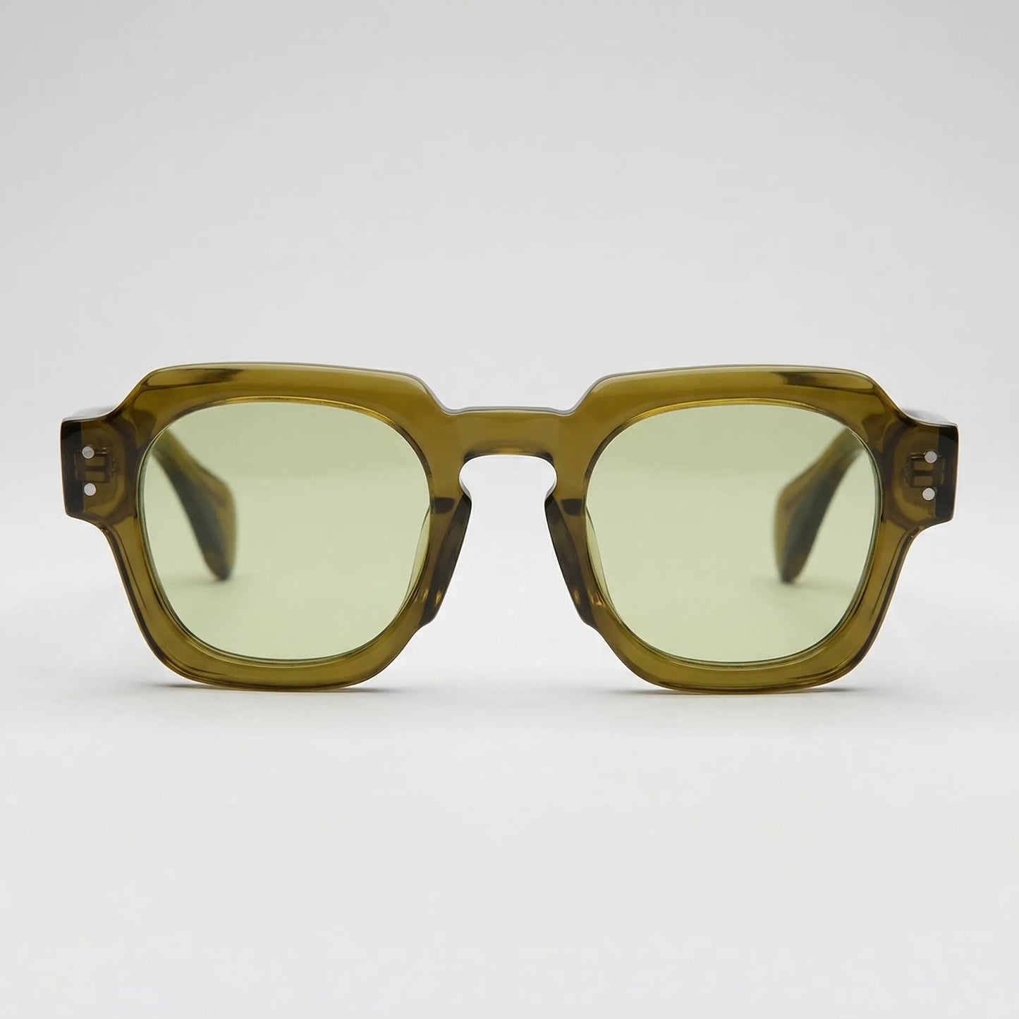 Veclaire - Geometric Sculpted Frame Sunglasses