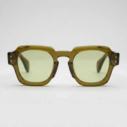 Veclaire - Geometric Sculpted Frame Sunglasses