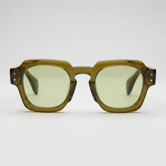 Veclaire - Geometric Sculpted Frame Sunglasses
