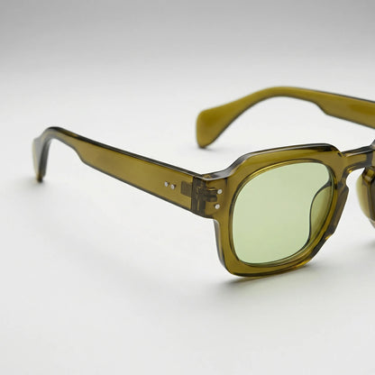 Veclaire - Geometric Sculpted Frame Sunglasses