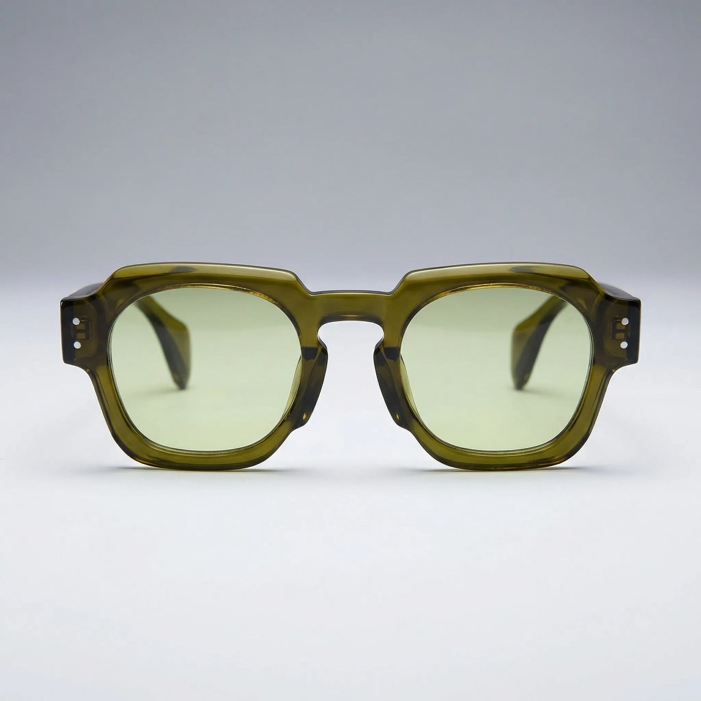 Veclaire - Geometric Sculpted Frame Sunglasses