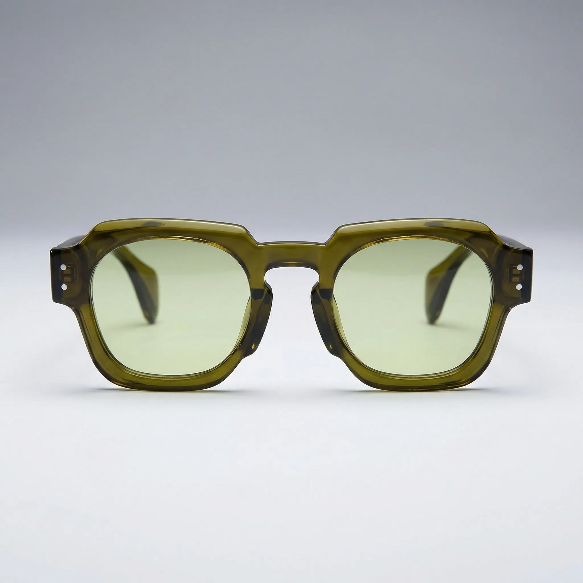 Veclaire - Geometric Sculpted Frame Sunglasses