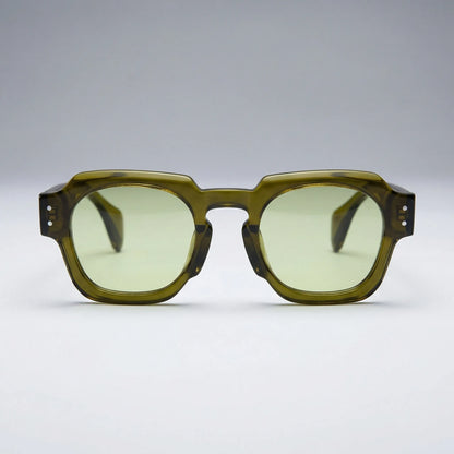Veclaire - Geometric Sculpted Frame Sunglasses