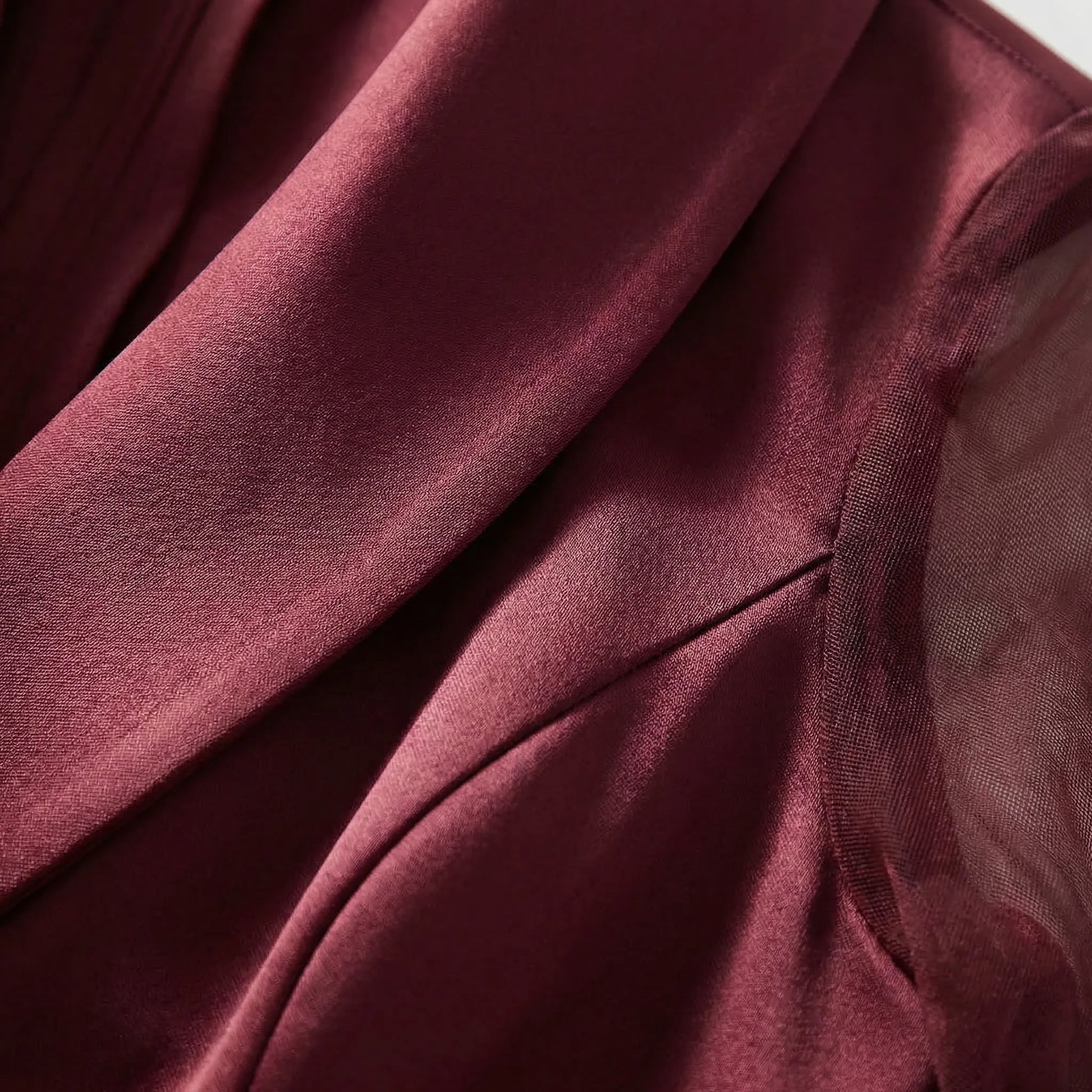 Veloria - Wrap Bodice A-Line Midi Dress