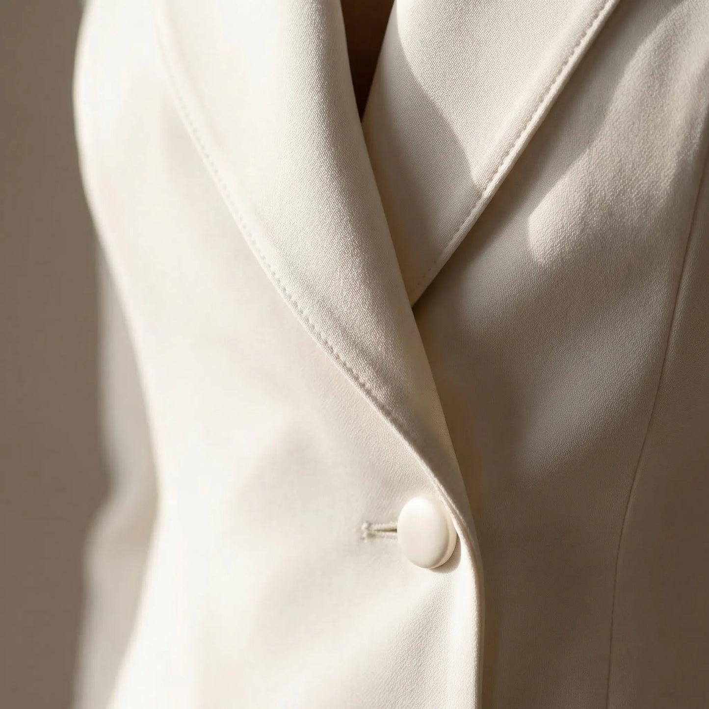 Veloura - Tailored Blazer-Collar Midi Dress