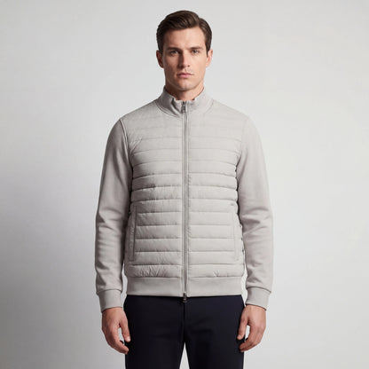 Velturo - Quilted Body Bomber Hybrid Jacket