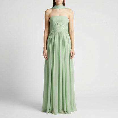 Veluara - Sleeveless A-Line Maxi Dress