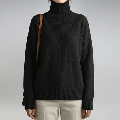 Velvorne | Relaxed Fit Roll Neck Jumper