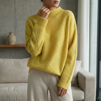 Velvorne | Relaxed Fit Roll Neck Jumper