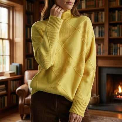 Velvorne | Relaxed Fit Roll Neck Jumper