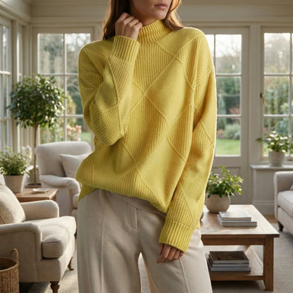 Velvorne | Relaxed Fit Roll Neck Jumper