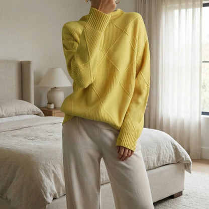 Velvorne | Relaxed Fit Roll Neck Jumper