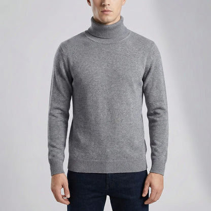 Velvoro - Classic Turtleneck Pullover Sweater