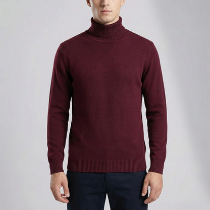 Velvoro - Classic Turtleneck Pullover Sweater