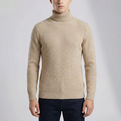 Velvoro - Classic Turtleneck Pullover Sweater