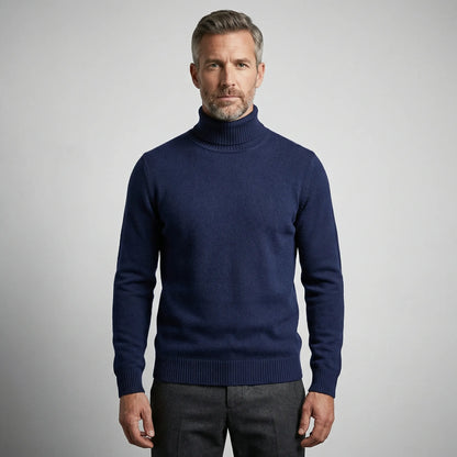 Velvoro - Classic Turtleneck Pullover Sweater