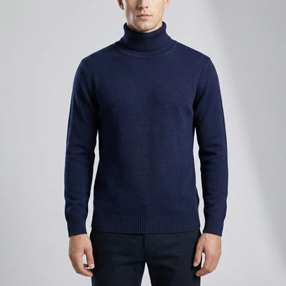 Velvoro - Classic Turtleneck Pullover Sweater
