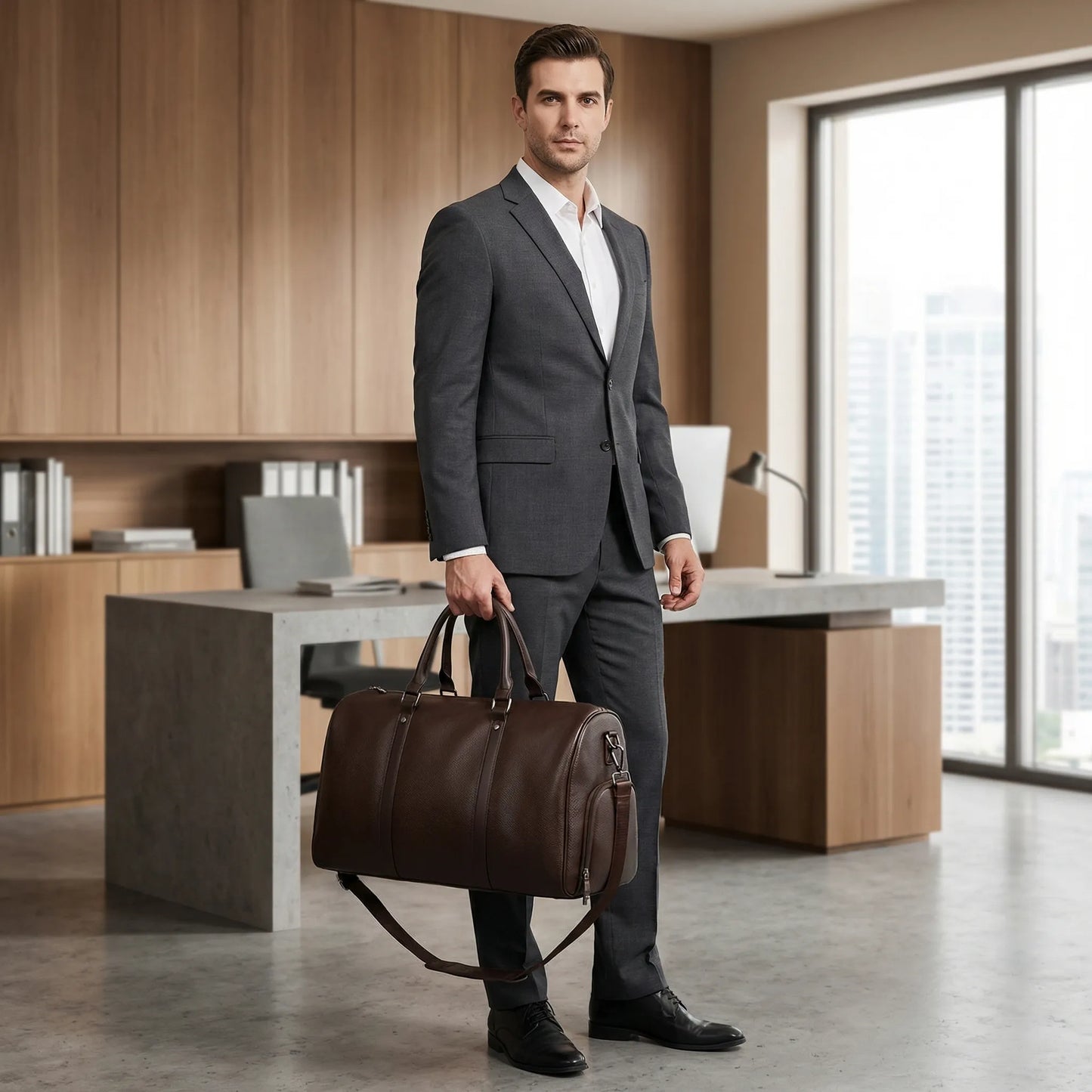 Velvoro - Structured Weekender Duffle Bag