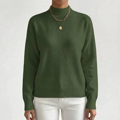 Velvryn | High-Neck Fine Knit Jumper