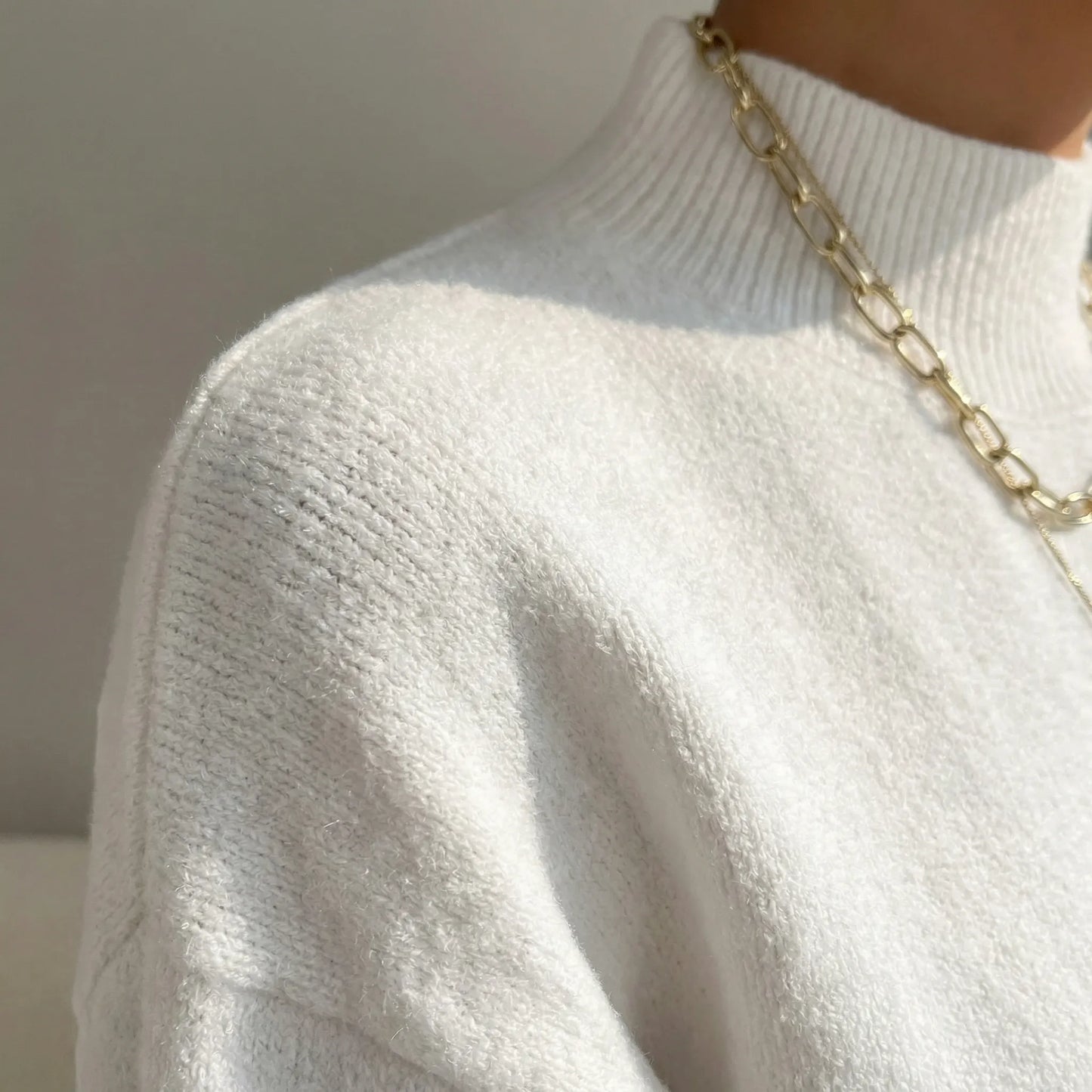 Velvryn | High-Neck Fine Knit Jumper