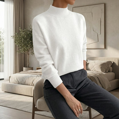 Velvryn | High-Neck Fine Knit Jumper