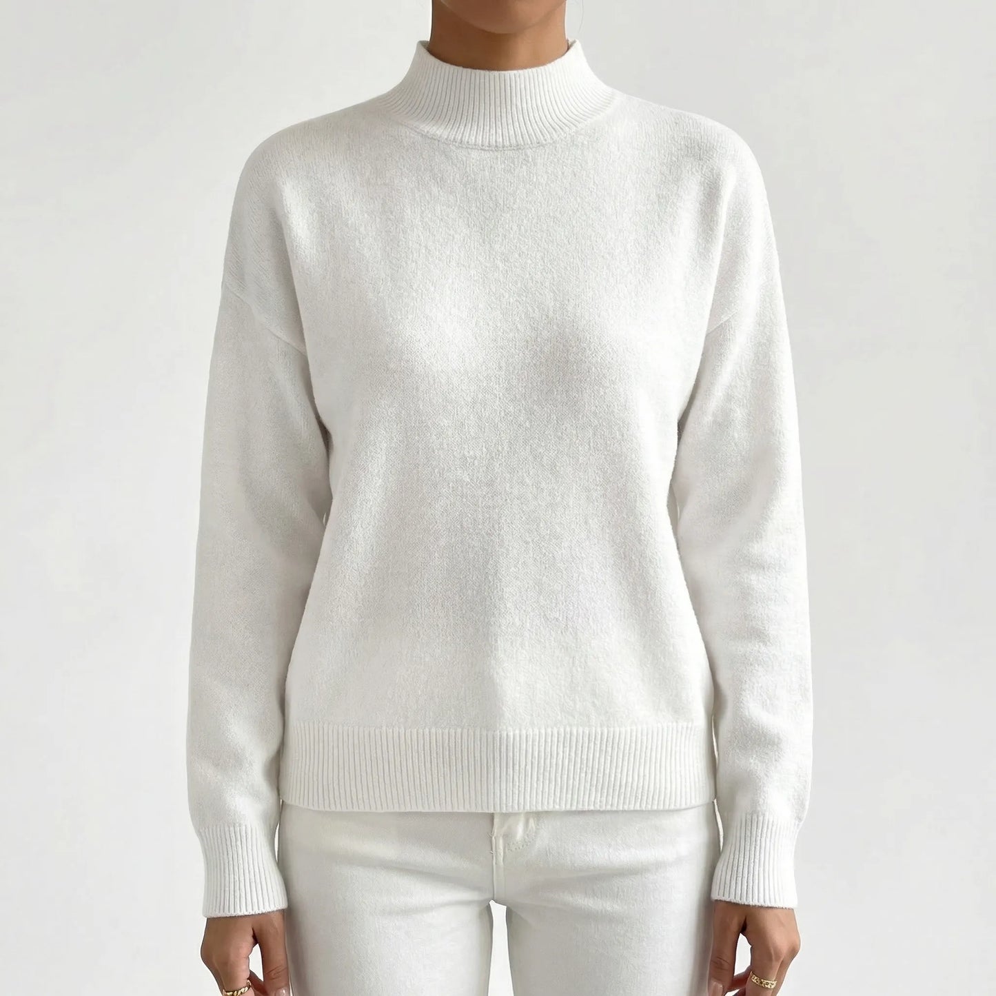 Velvryn | High-Neck Fine Knit Jumper