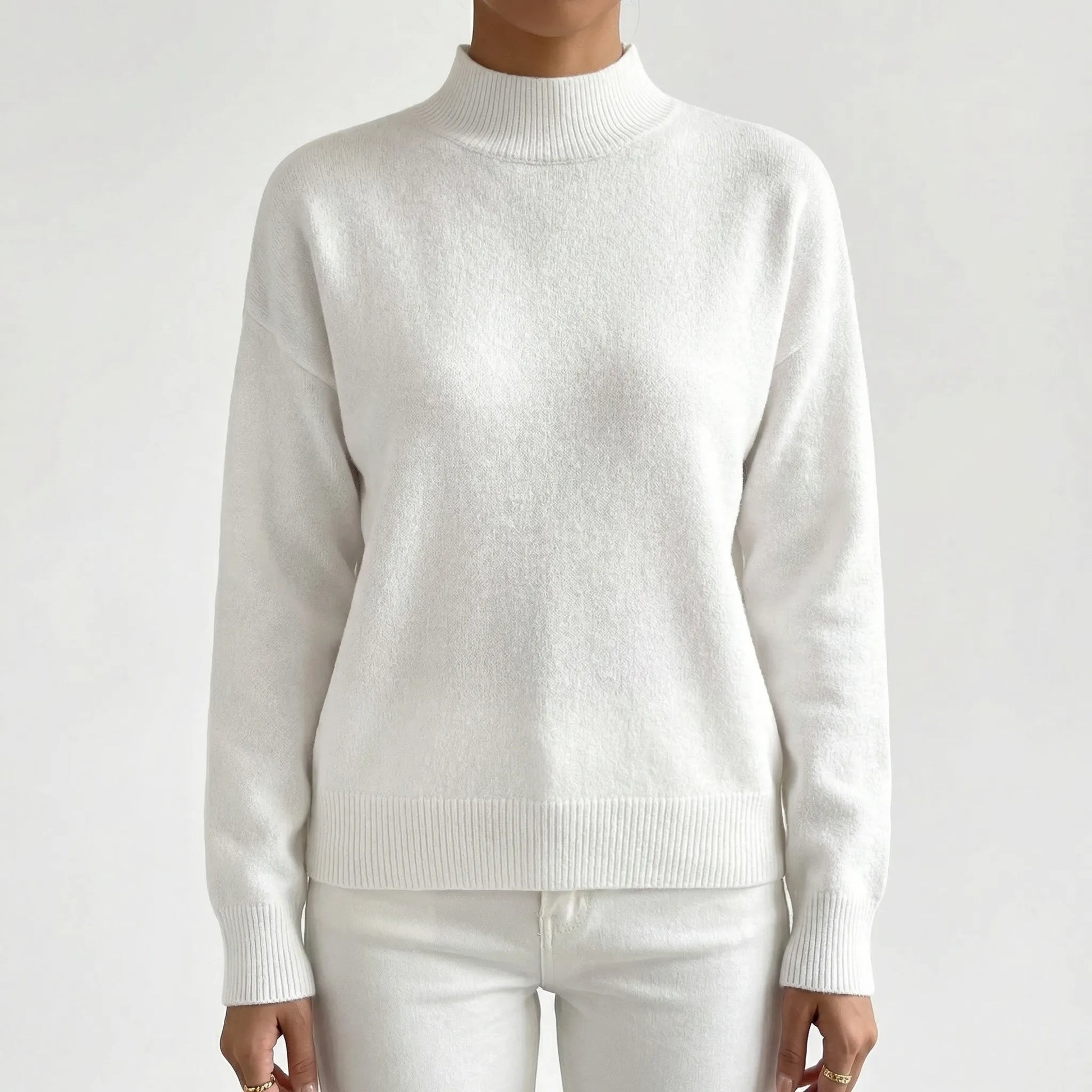Velvryn | High-Neck Fine Knit Jumper