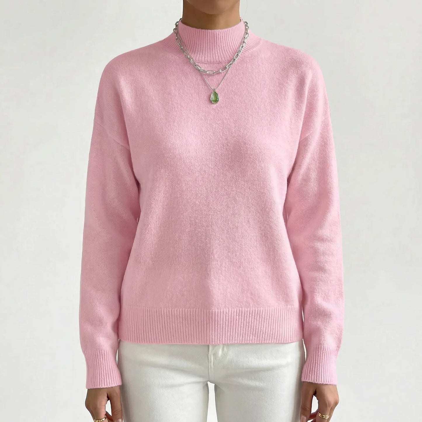 Velvryn | High-Neck Fine Knit Jumper