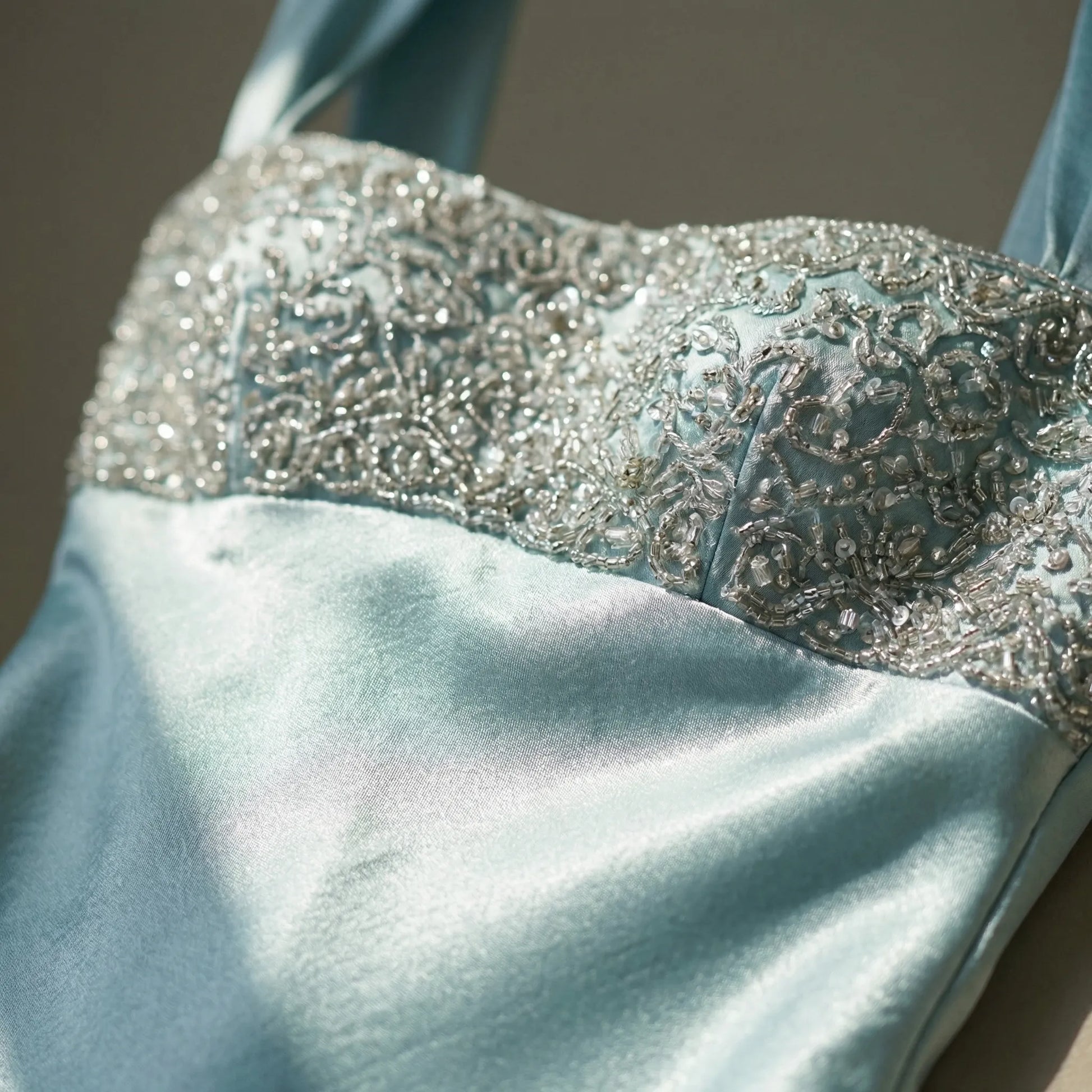 Velyrna - Sleeveless Rhinestone-Embellished Maxi Dress