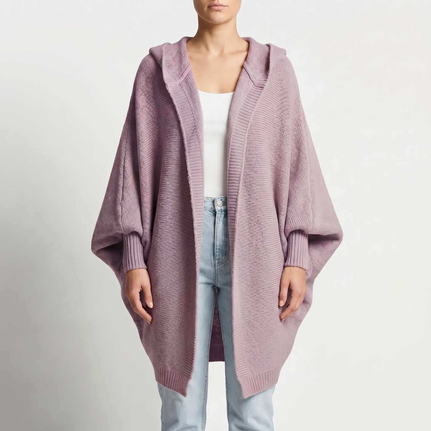 Verdela | Slim Fit Mid-Length Knit Cardigan