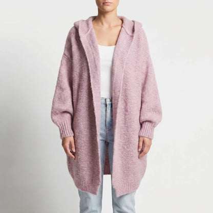 Verdela | Slim Fit Mid-Length Knit Cardigan
