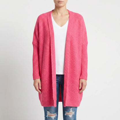 Verdela | Slim Fit Mid-Length Knit Cardigan