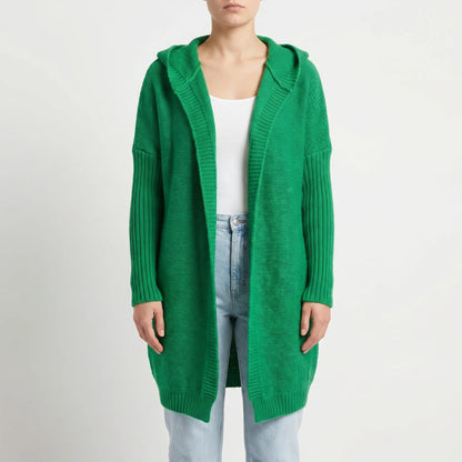 Verdela | Slim Fit Mid-Length Knit Cardigan