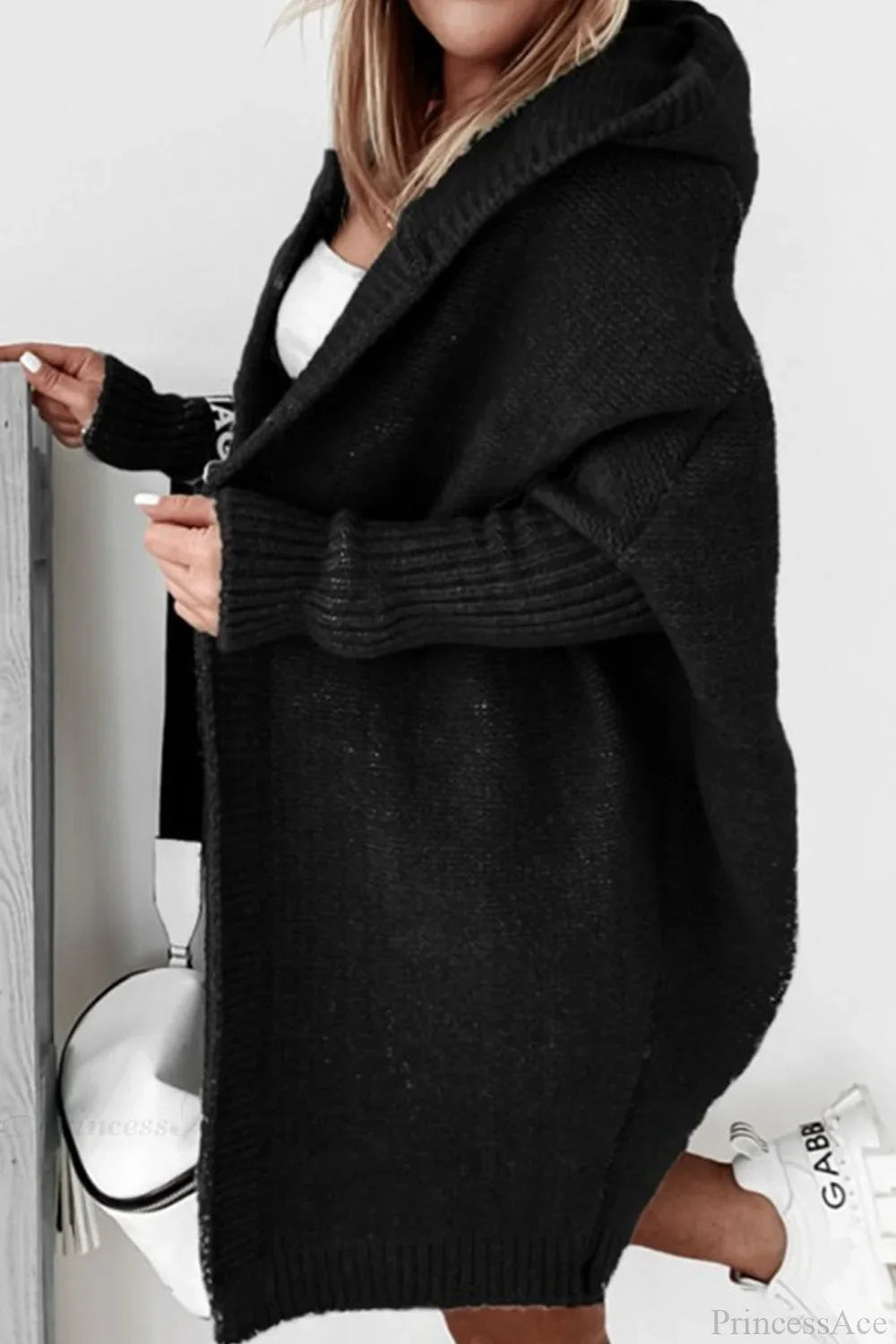 Verdela | Slim Fit Mid-Length Knit Cardigan
