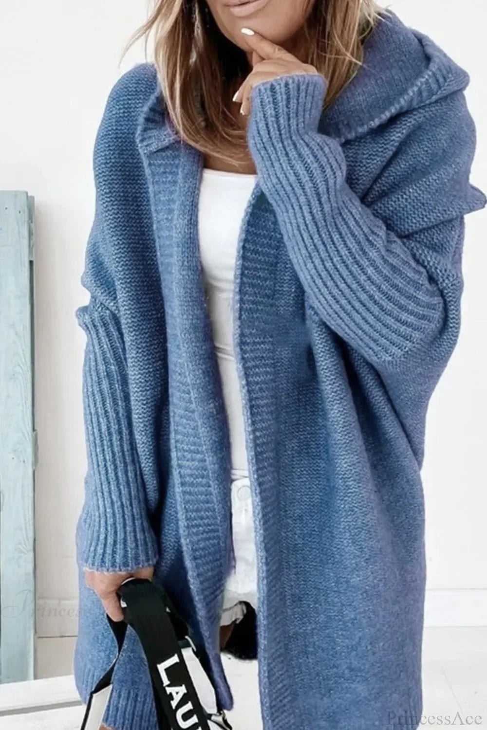 Verdela | Slim Fit Mid-Length Knit Cardigan