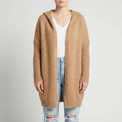 Verdela | Slim Fit Mid-Length Knit Cardigan