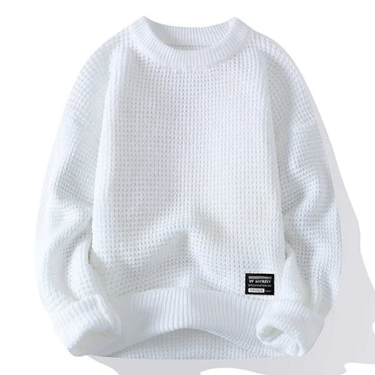 Waffle Knit Sweater | Men's Cardigan for Casual Wear 3
